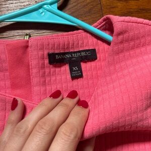 Banana Republic Vibrant Pink Knit Blouse